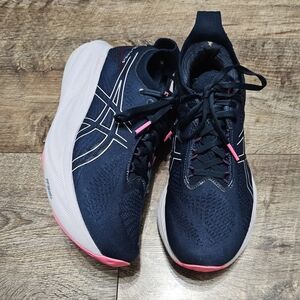 ASICS  gel nimbus 26 sneaker Women's Navy size 8